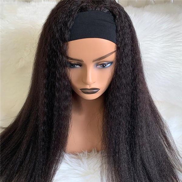 Kinky Straight Headband Wig