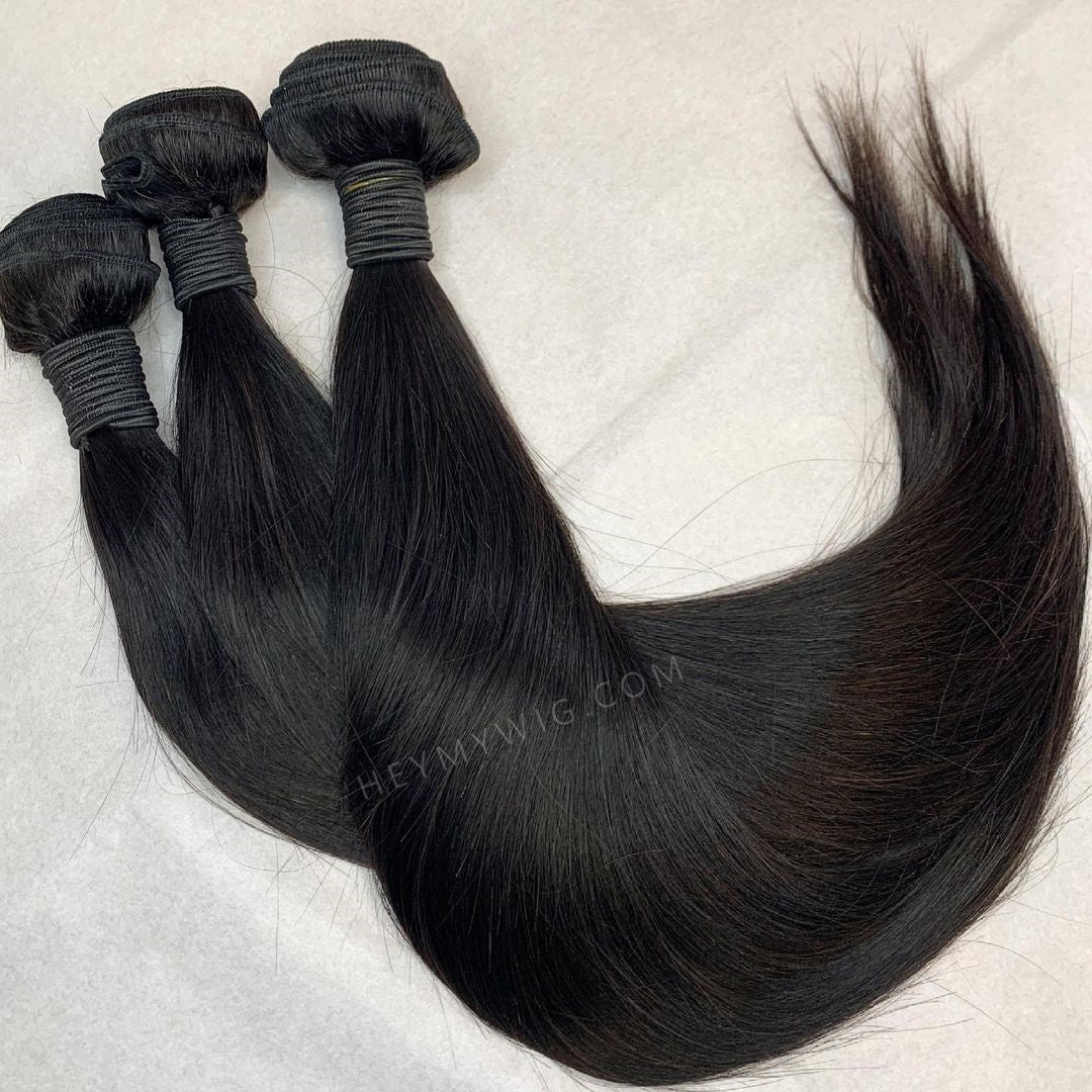 Silky Straight Human Hair Bundle/Weave Grade 10A