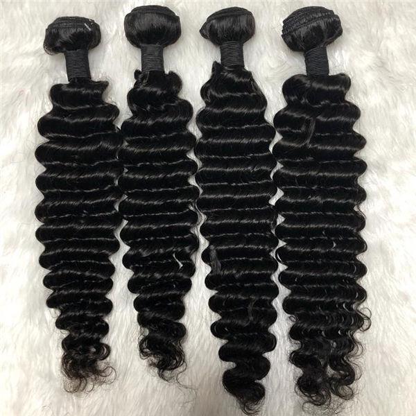 Deep Wave Raw Human Hair Bundle/Weave Grade 10A