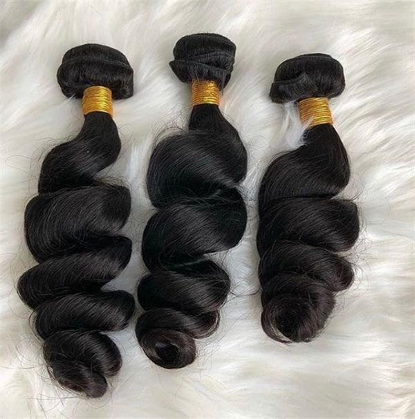 Loose Wave Raw Hair Bundle/Weave Grade 10A