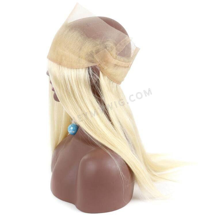 #613 Blonde Straight Lace Closure/Frontal