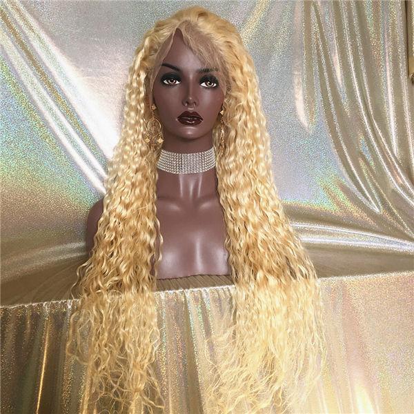 #613 Blonde Natural Wave Lace Wig