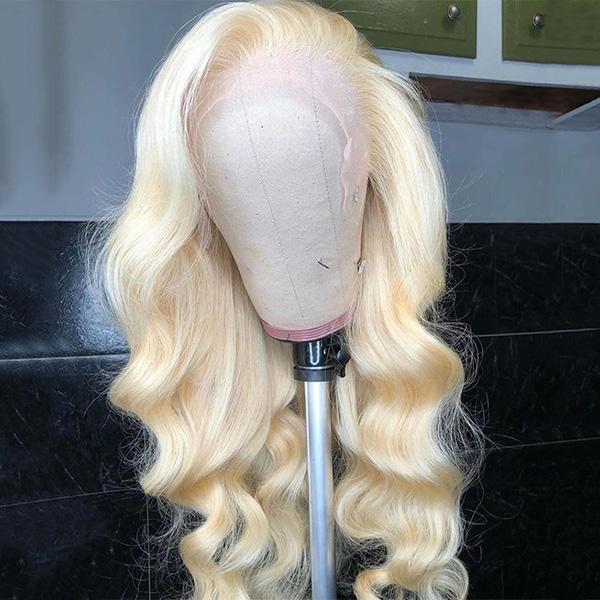 #613 Blonde Balayage Wavy Lace Wig