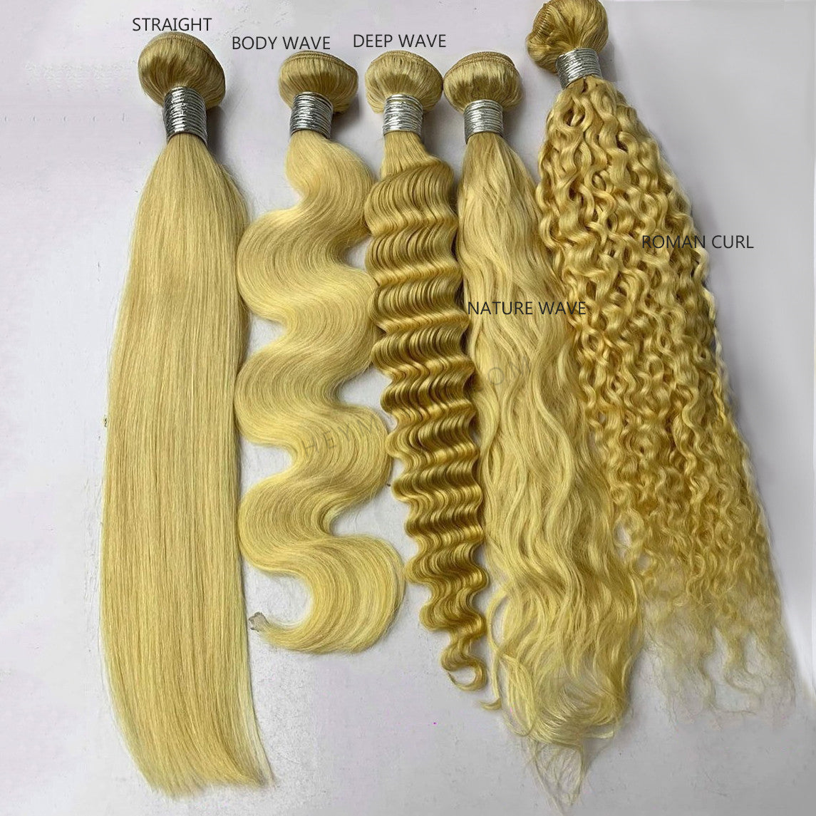 #613 Blonde Straight/Body Wave/Deep Wave/ Natural Wave Human Hair Bundle/Weave Grade 10A