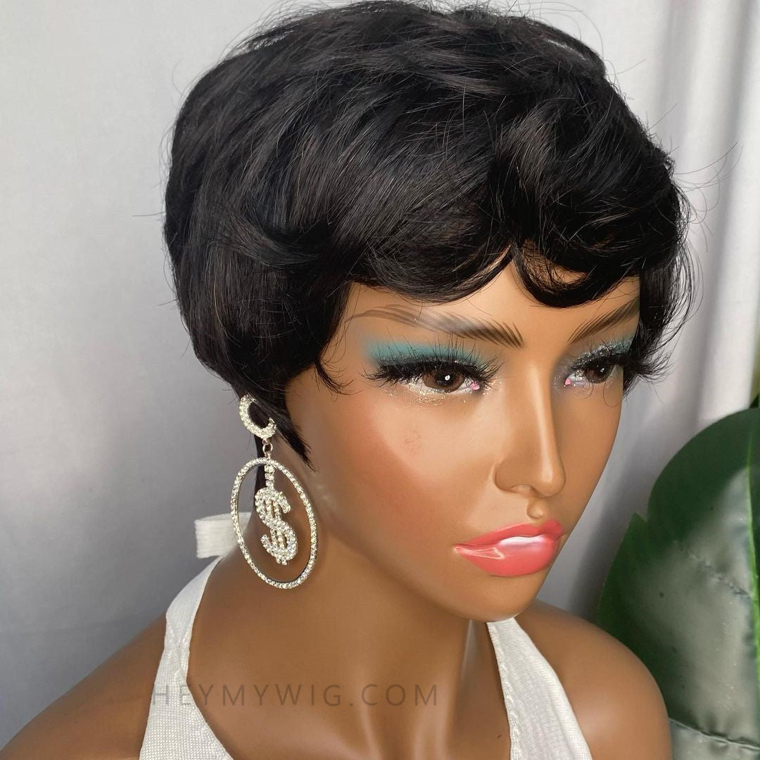 ON SALE! Messy Pixie Cut Non-lace Wig