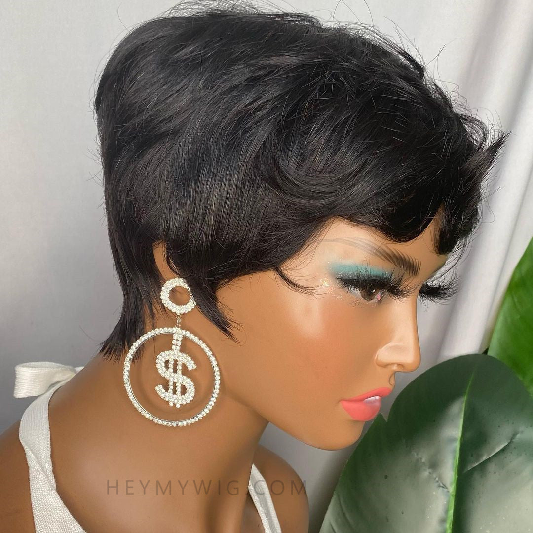 ON SALE! Messy Pixie Cut Non-lace Wig