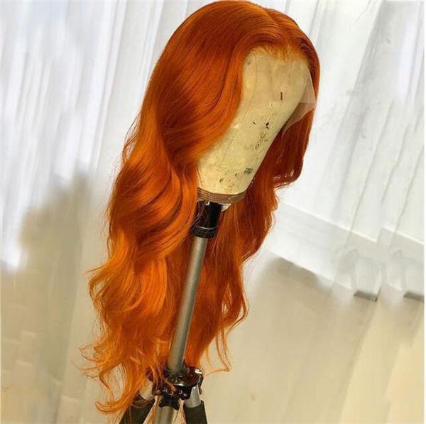 Ginger/Fall Season Color Lace Frontal Wig Loose Wave