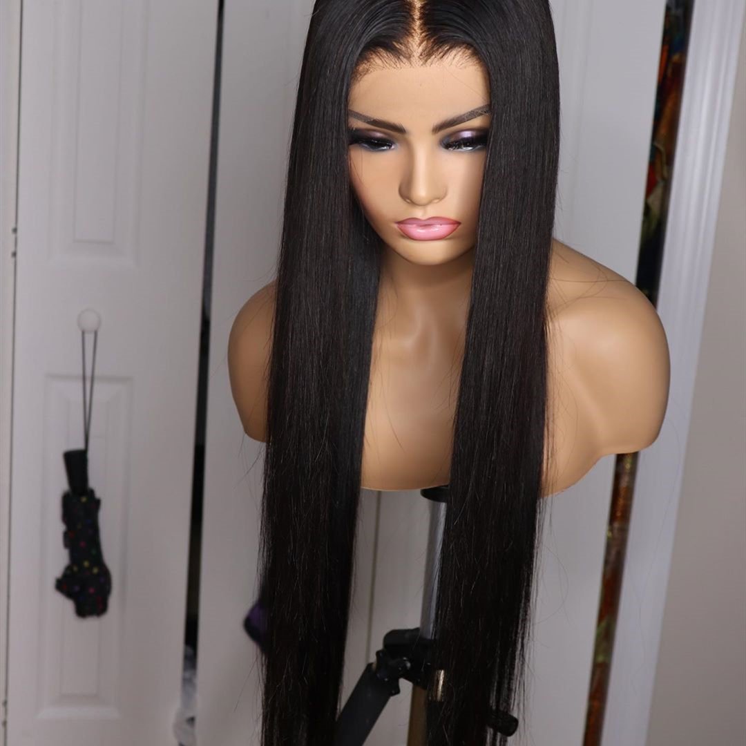 Silky straight HD Invisible Lace Frontal Wig