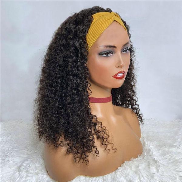 Italian Curly Headband Wig