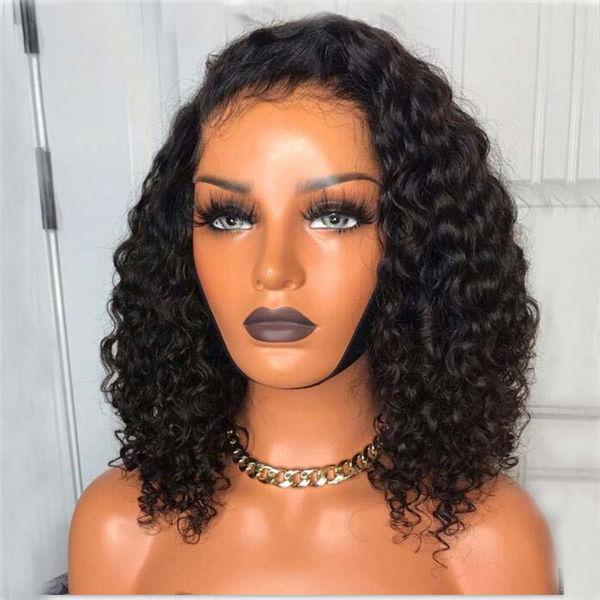 Roman Curly Bob Lace Frontal Wig