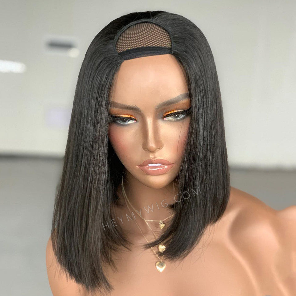 Straight U-Part Bob Wig