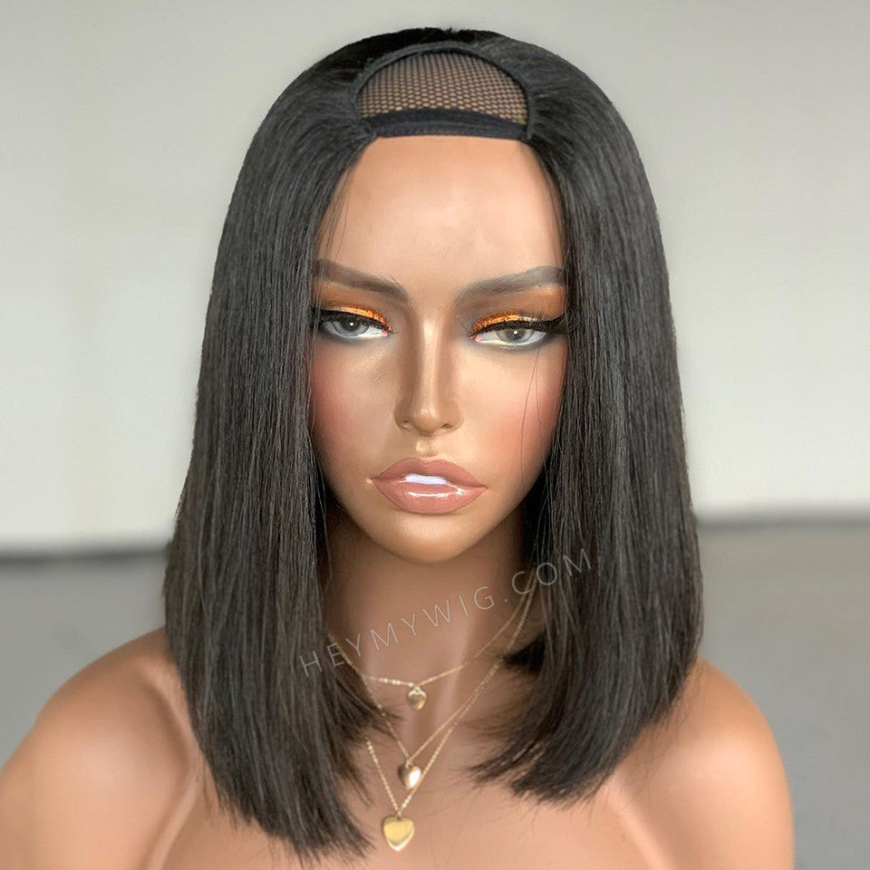 Straight U-Part Bob Wig