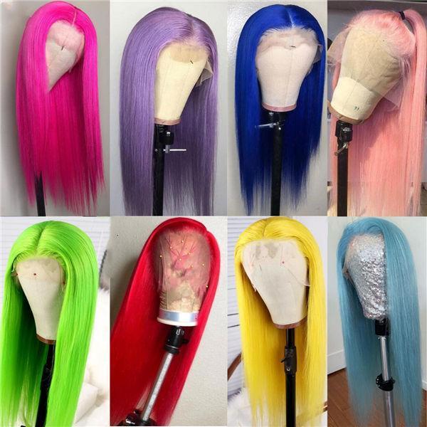 Colorful Straight 13x4/13x6 Lace Frontal Wig