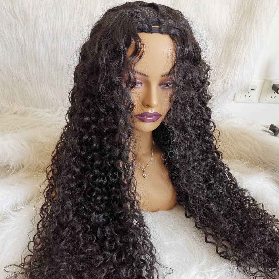 Roman Curly U-Part Wig