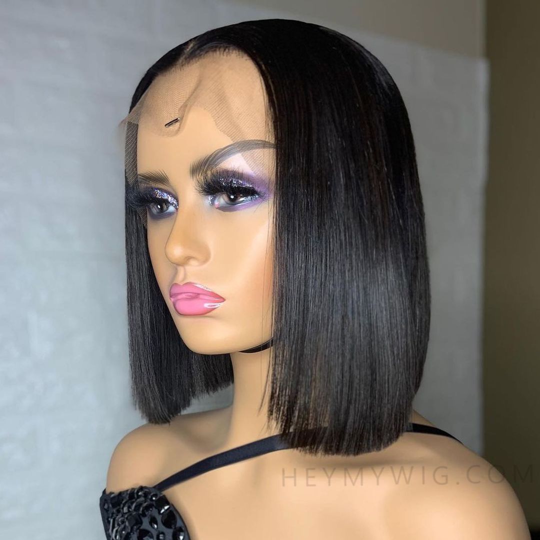 SUMMER VIBE! Straight Bob Lace Frontal Wig