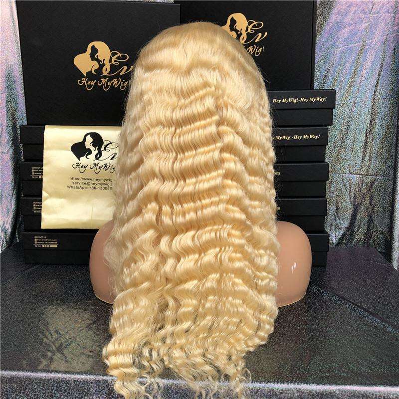 #613 Blonde Deep Wave Lace Wig