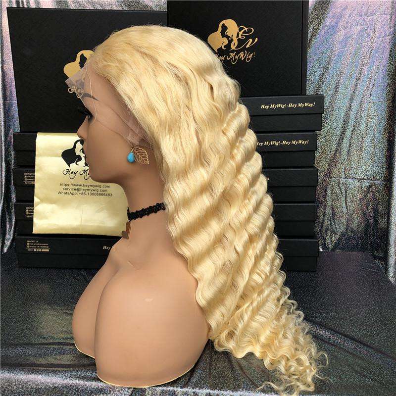 #613 Blonde Deep Wave Lace Wig