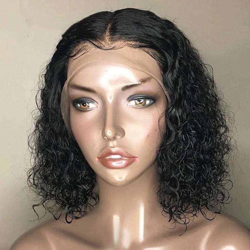 Loose Curly Bob Lace Frontal Wig