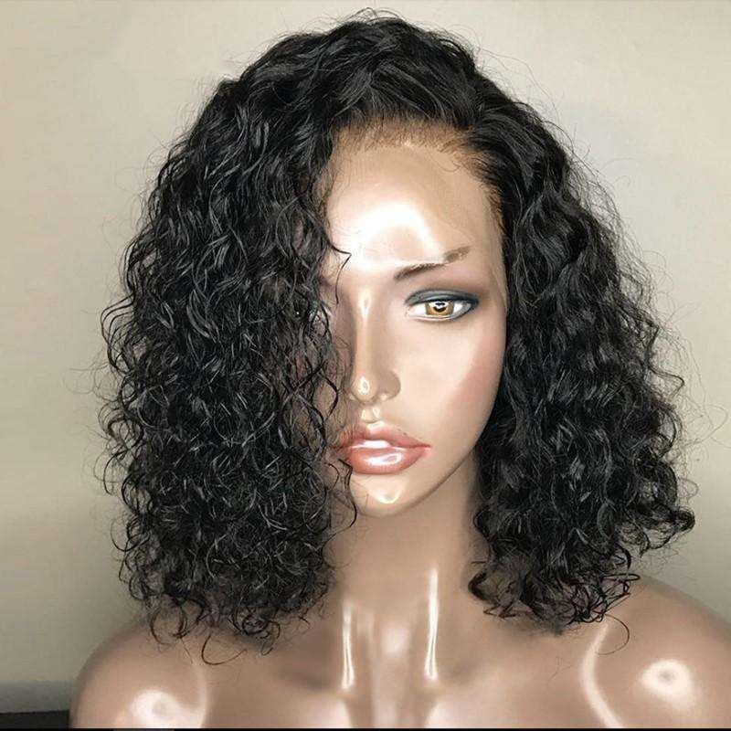 Loose Curly Bob Lace Frontal Wig