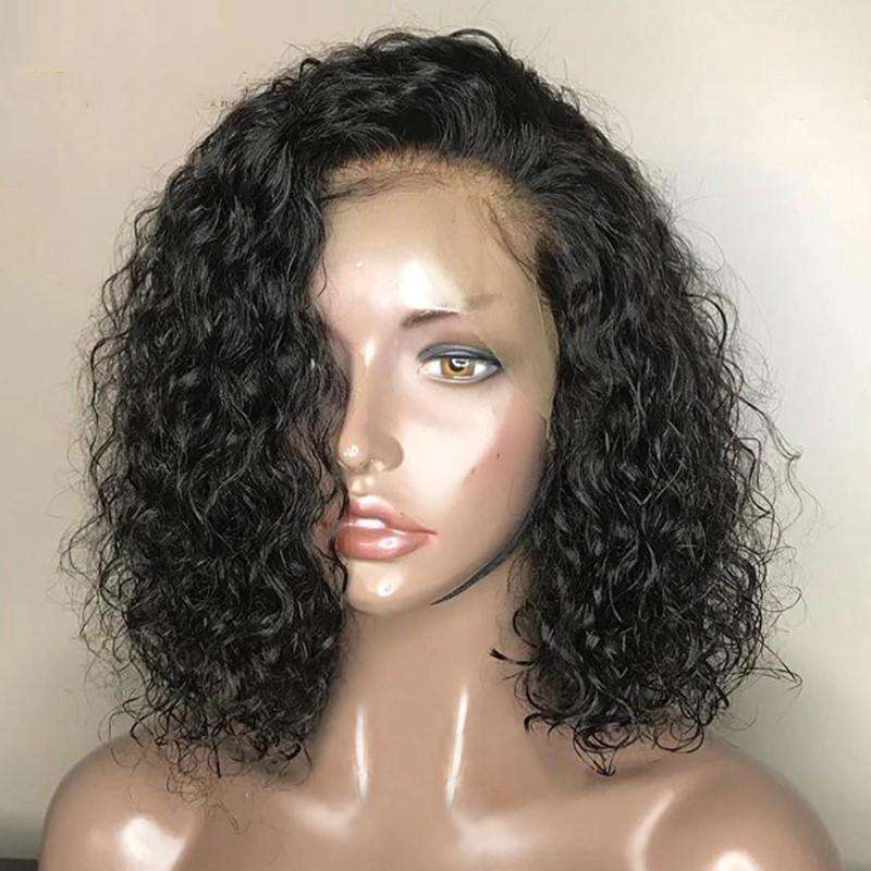 Loose Curly Bob Lace Frontal Wig