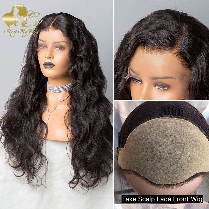 Fake scalp Lace Frontal Wig Body Wave