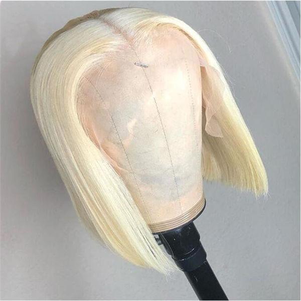 #613 Blonde Bob Lace Frontal Wig