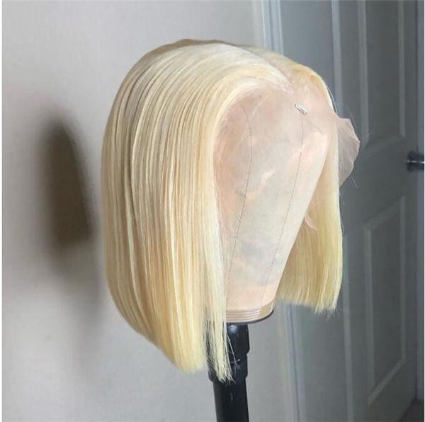 #613 Blonde Bob Lace Frontal Wig