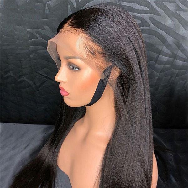 Afro Yaki Straight 13x4/13x6 Lace Frontal Wig