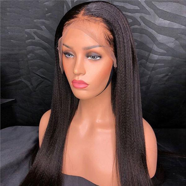 Afro Yaki Straight 13x4/13x6 Lace Frontal Wig